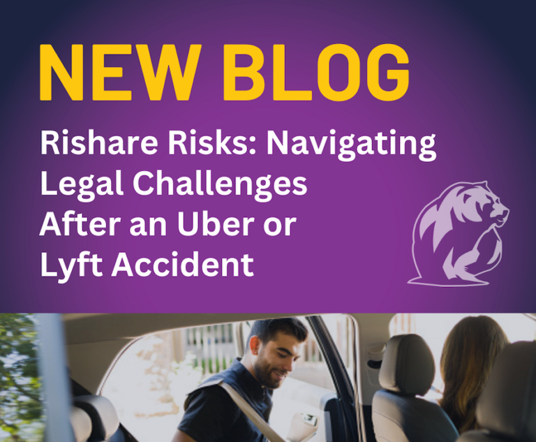 Rideshare Risks: Navigating Legal Challenges After an Uber or Lyft Accident